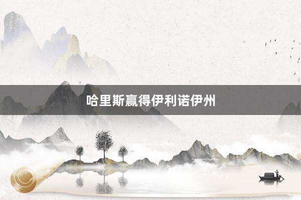 哈里斯赢得伊利诺伊州