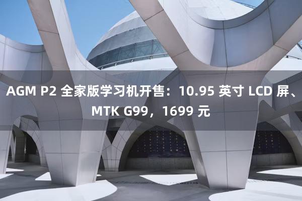 AGM P2 全家版学习机开售：10.95 英寸 LCD 屏、MTK G99，1699 元
