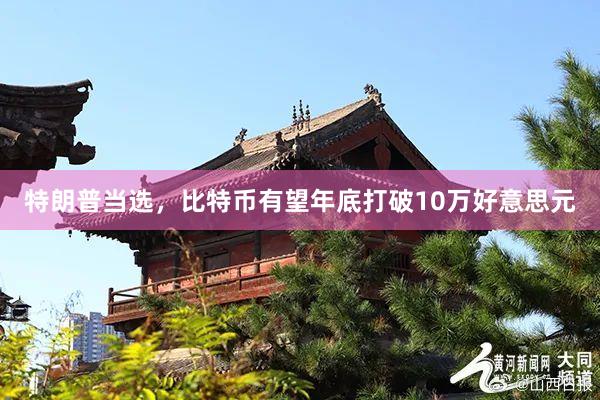 特朗普当选，比特币有望年底打破10万好意思元