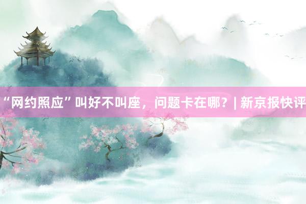 “网约照应”叫好不叫座，问题卡在哪？| 新京报快评