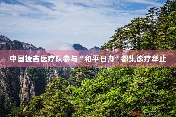 中国援吉医疗队参与“和平日舟”都集诊疗举止